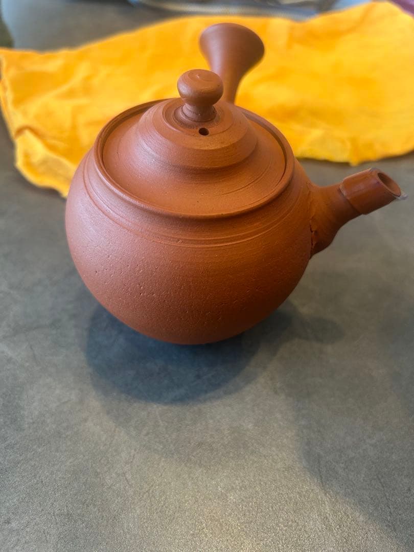 常滑焼　山田常山　絵夢　急須