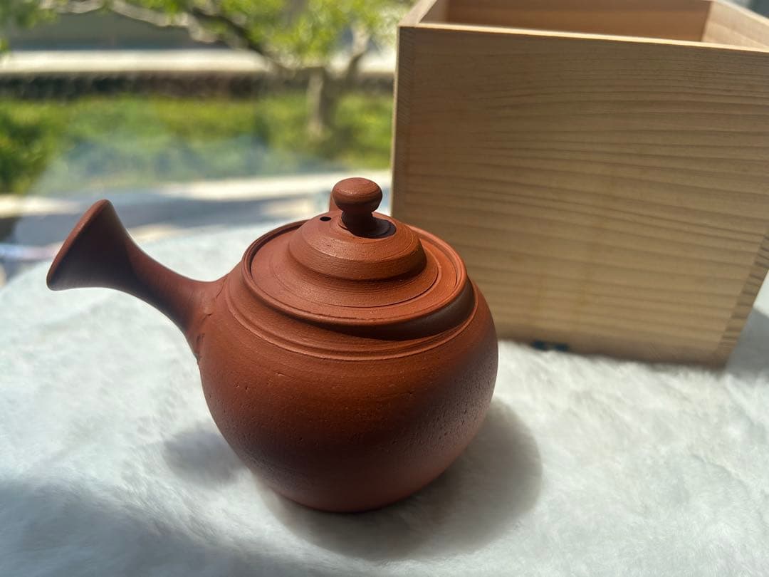 常滑焼　山田常山　絵夢　急須