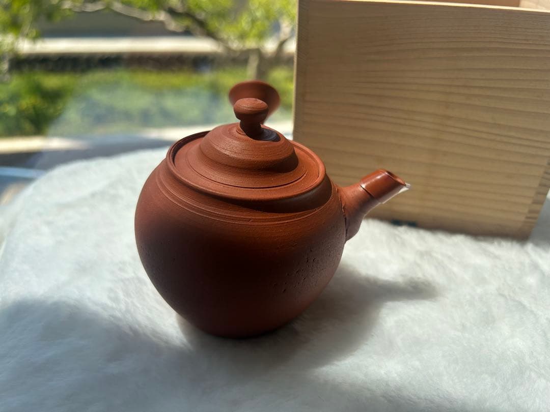 常滑焼　山田常山　絵夢　急須