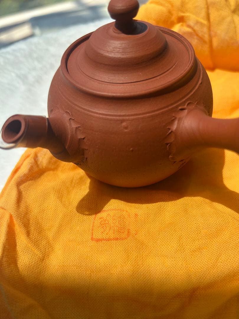 常滑焼　山田常山　絵夢　急須