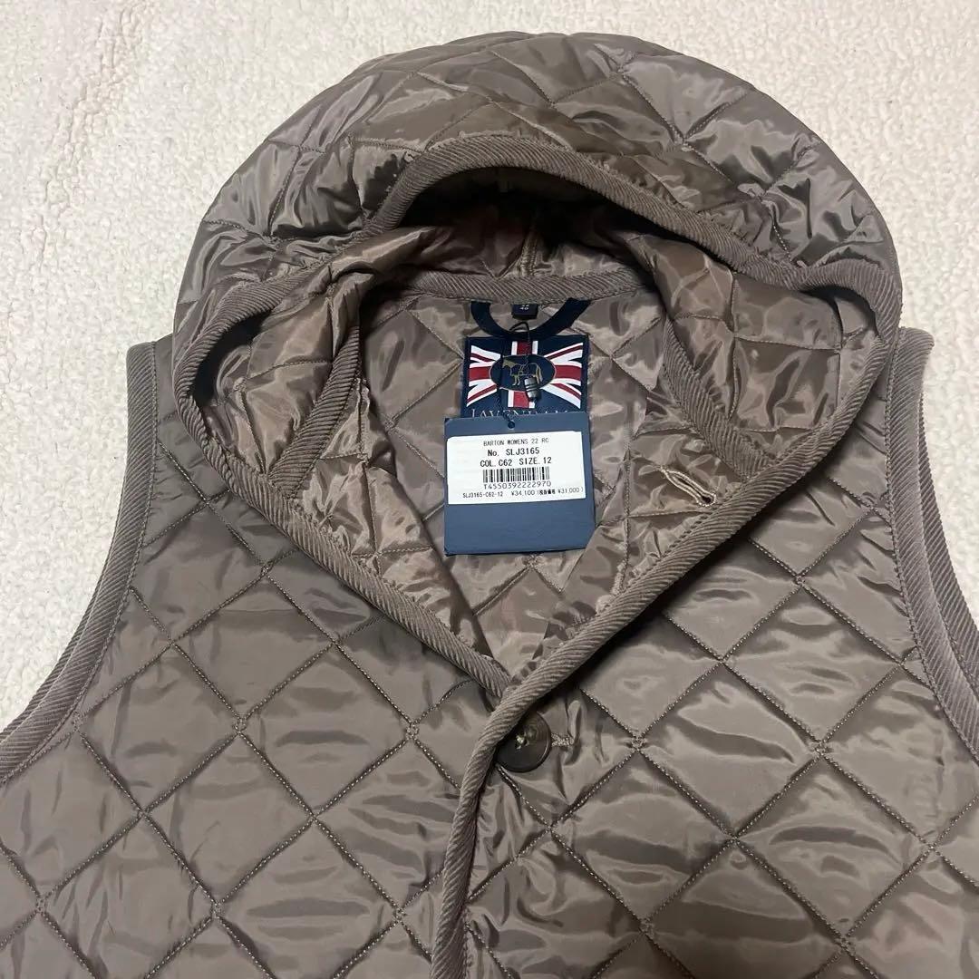 【タグ付き】LAVENHAM ラベンハムBARTON ベストジレキルティング40