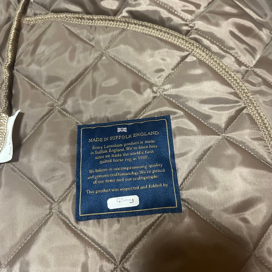 【タグ付き】LAVENHAM ラベンハムBARTON ベストジレキルティング40