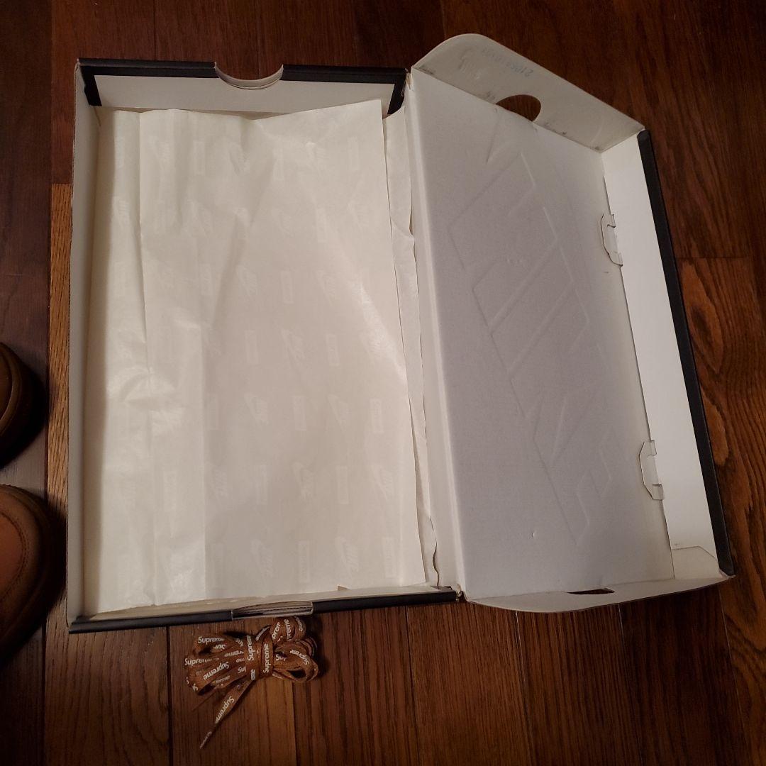 【まえがみ】SupremeNikeAirForce1LowFlax/W