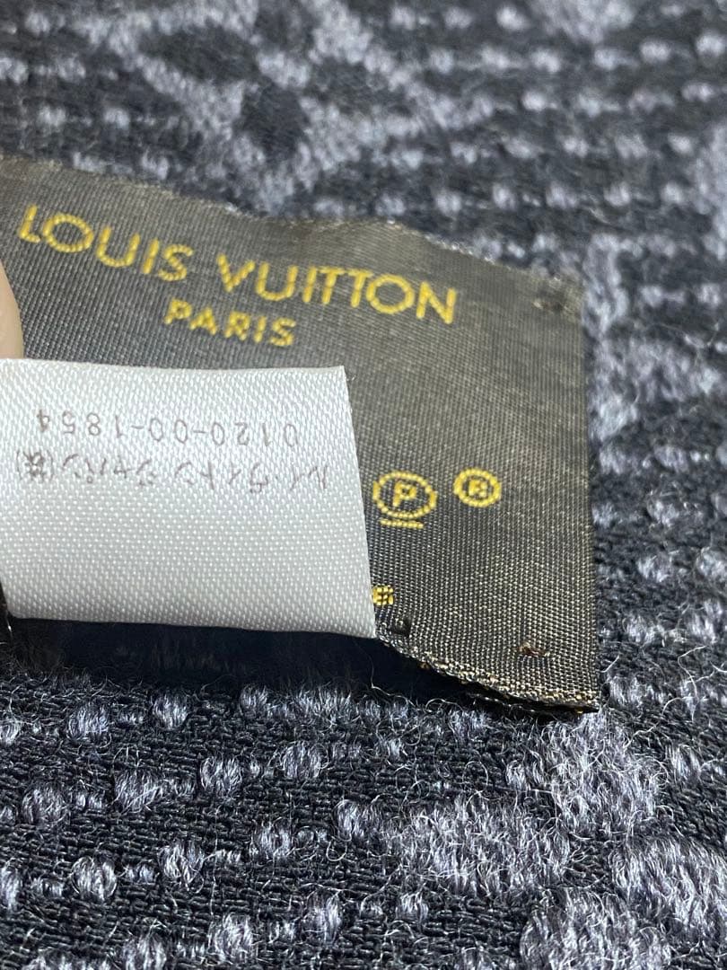ルイヴィトン　モノグラム　マフラー　クラシック アントラシット エシャルプ