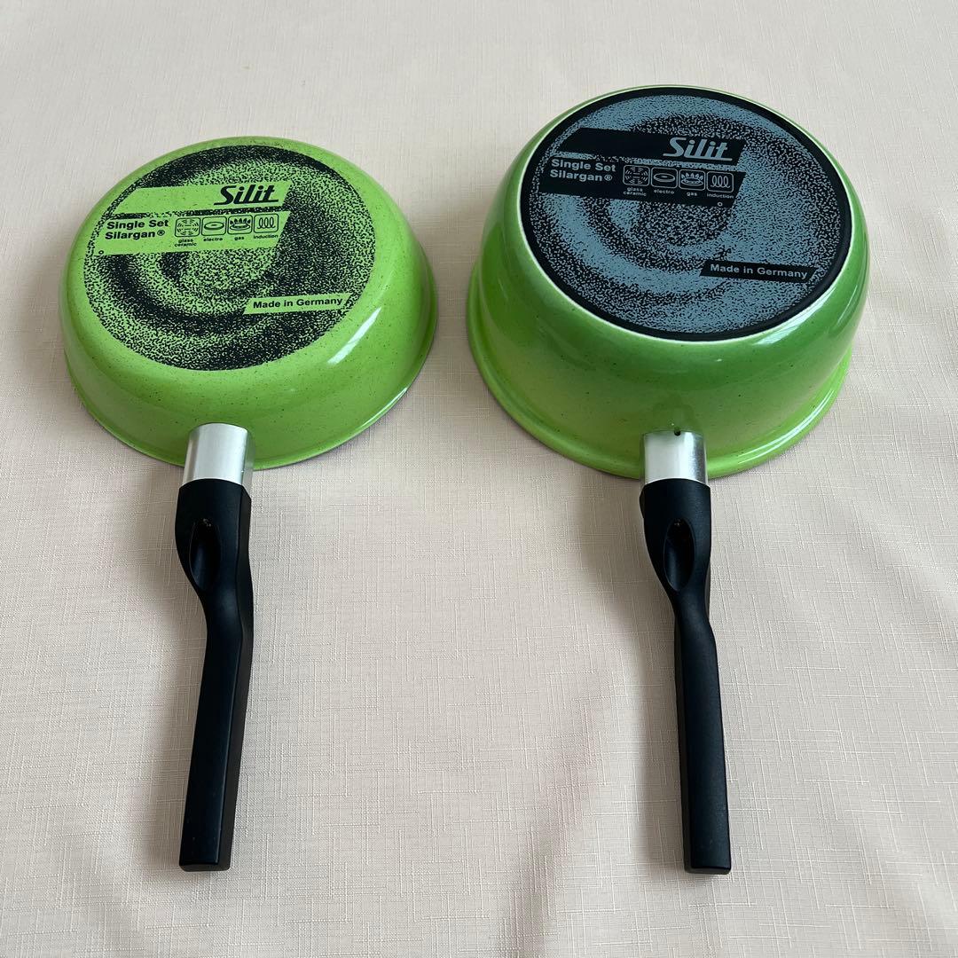 Silit シリット シングルセット シラルガン 片手鍋セット グリーン