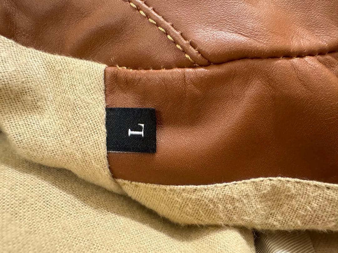 DIESEL ブラウン レザージャケット シングルライダースジャケット本革