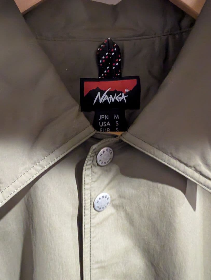 NANGA ウォームコーチジャケット M オリーブ