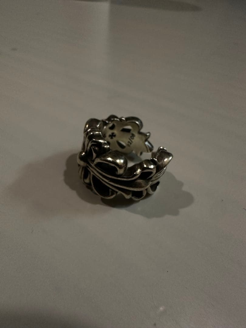 クロムハーツ ダブルフローラルクロスリング