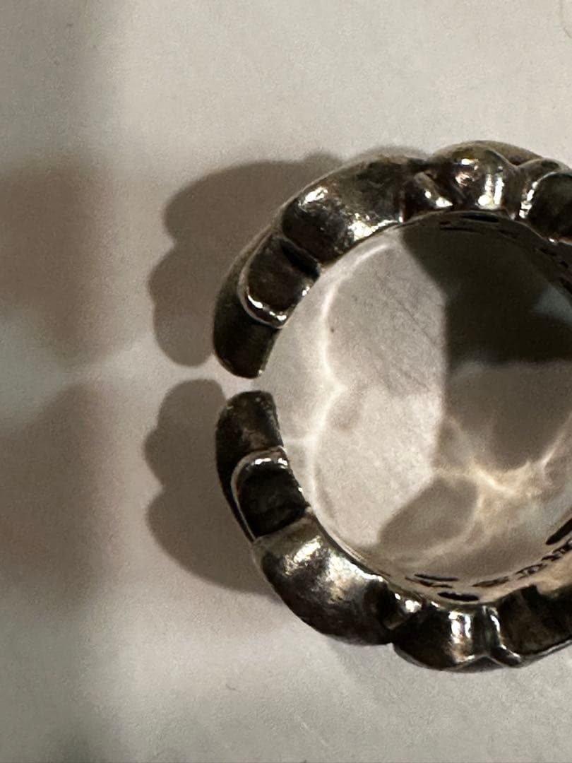 クロムハーツ ダブルフローラルクロスリング