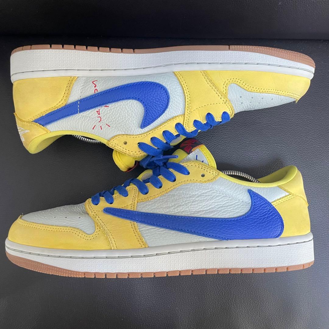 靴 Travis Scott Nike Air Jordan 1 Canary 28