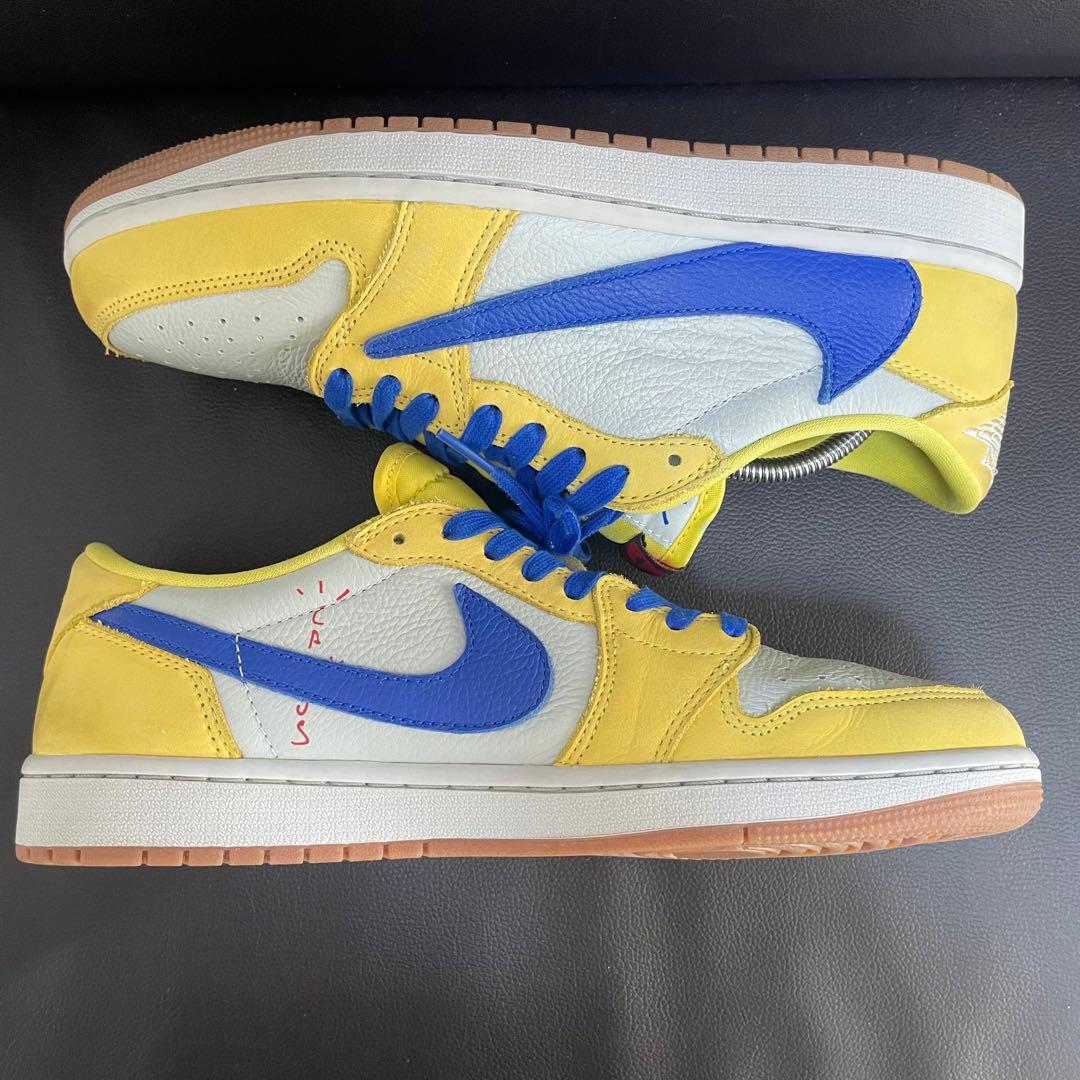 靴 Travis Scott Nike Air Jordan 1 Canary 28