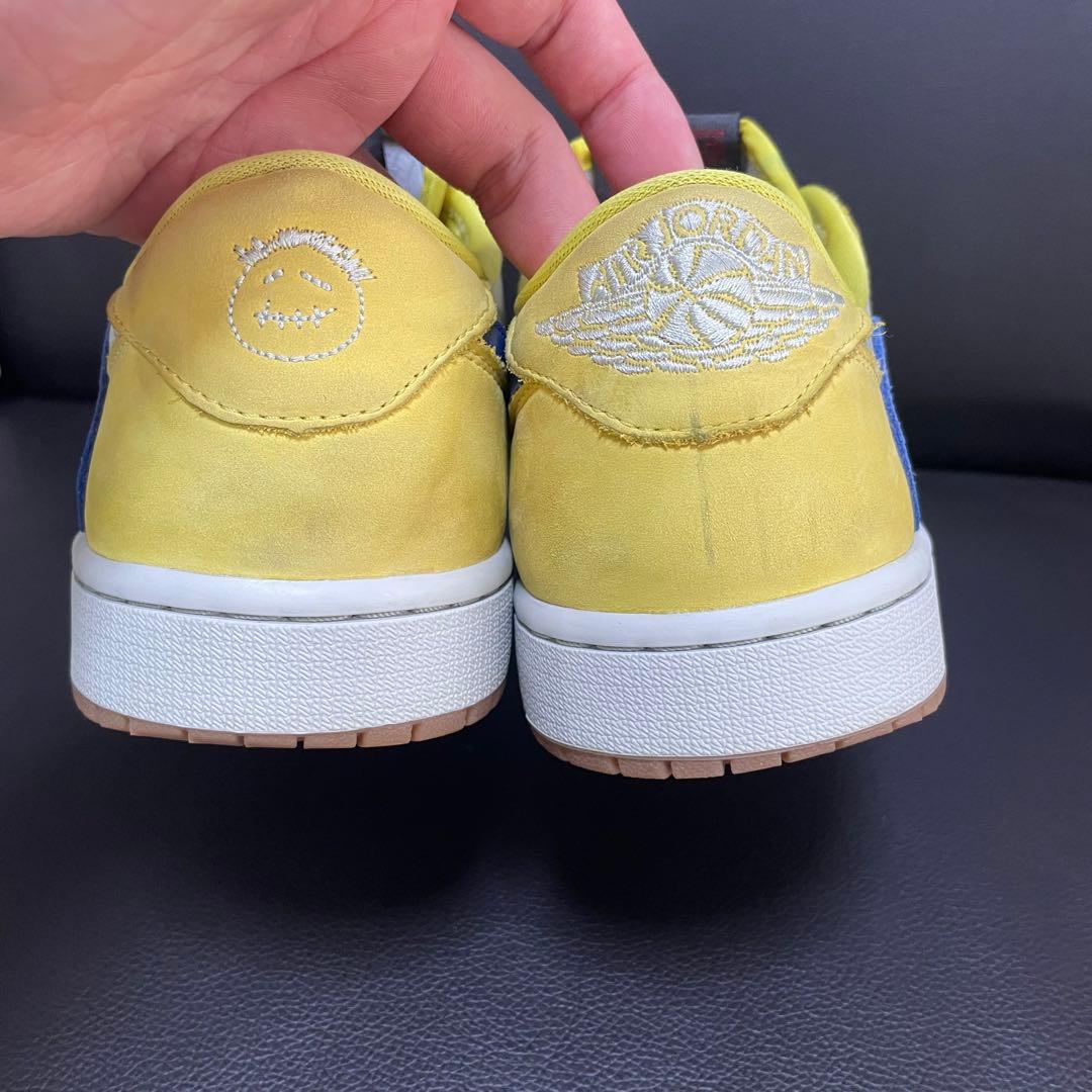 靴 Travis Scott Nike Air Jordan 1 Canary 28