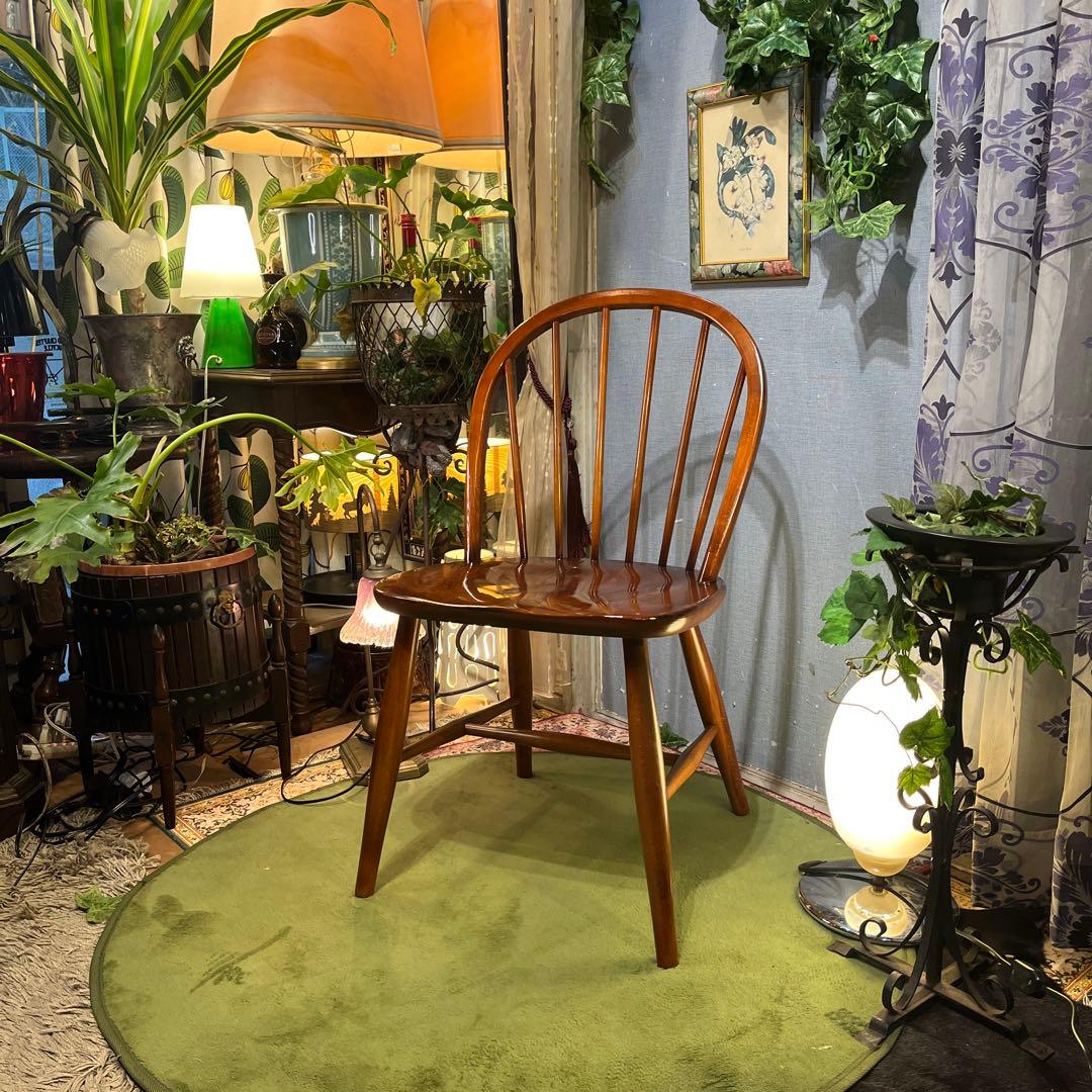 L２　キツツキマーク　ヴィンテージ ヴィンテージ ボーバックチェア