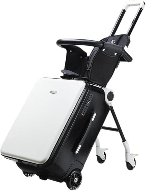 ChicCarry 子供が乗れるキャリーケース（白）未使用