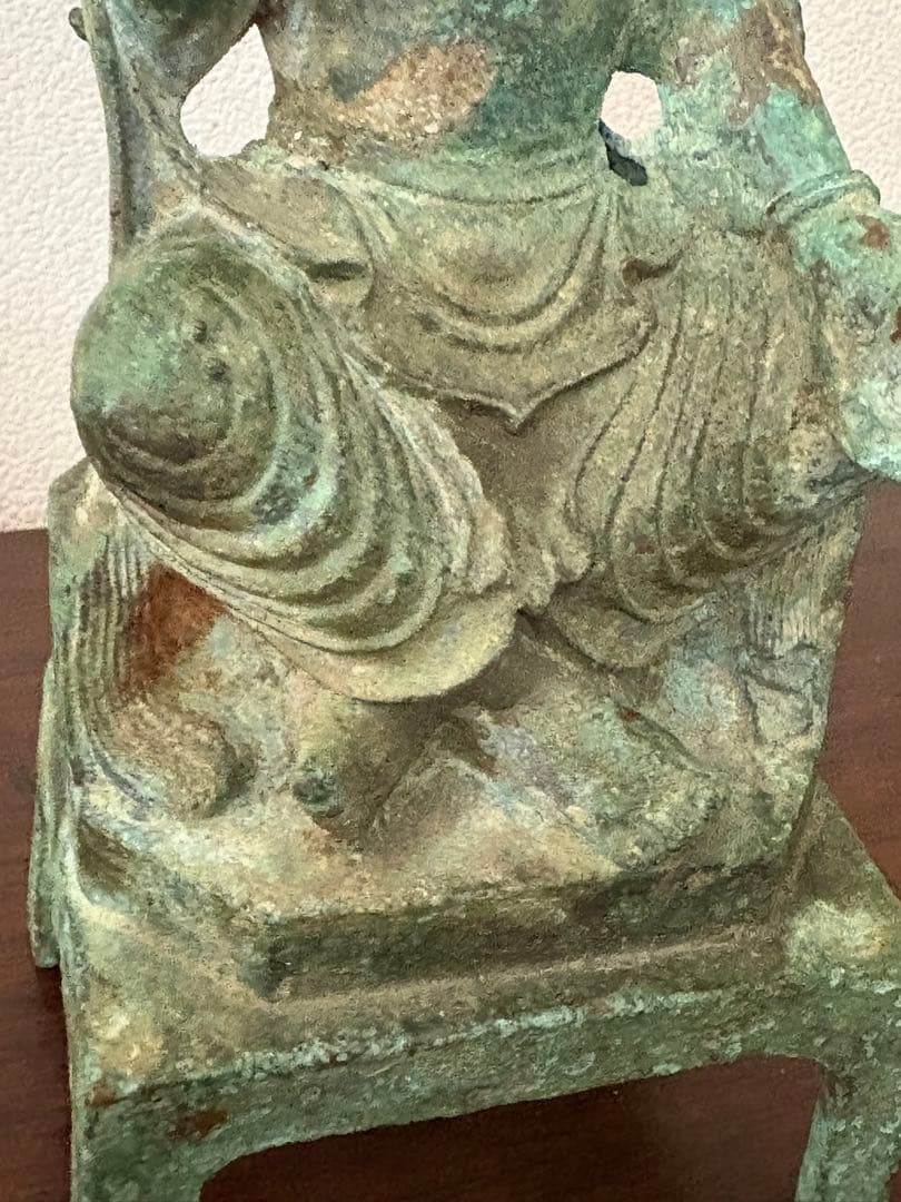 仏像　鍍金仏？青銅？ 1170g 25cm