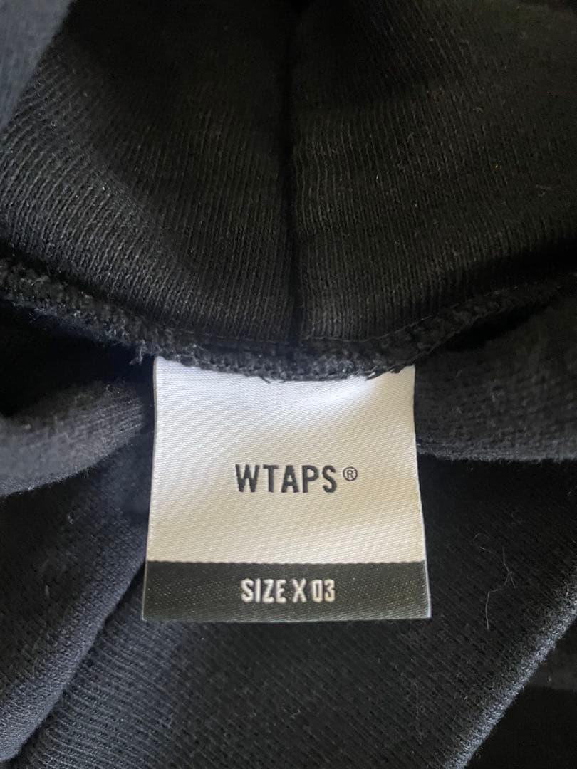 WTAPS ブラックパーカー サイズX03