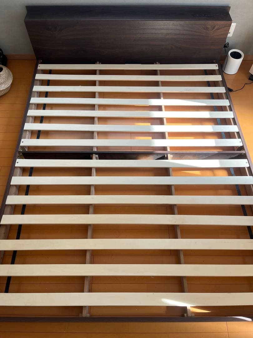 ローベッド すのこ ベッド フレーム　クイーン