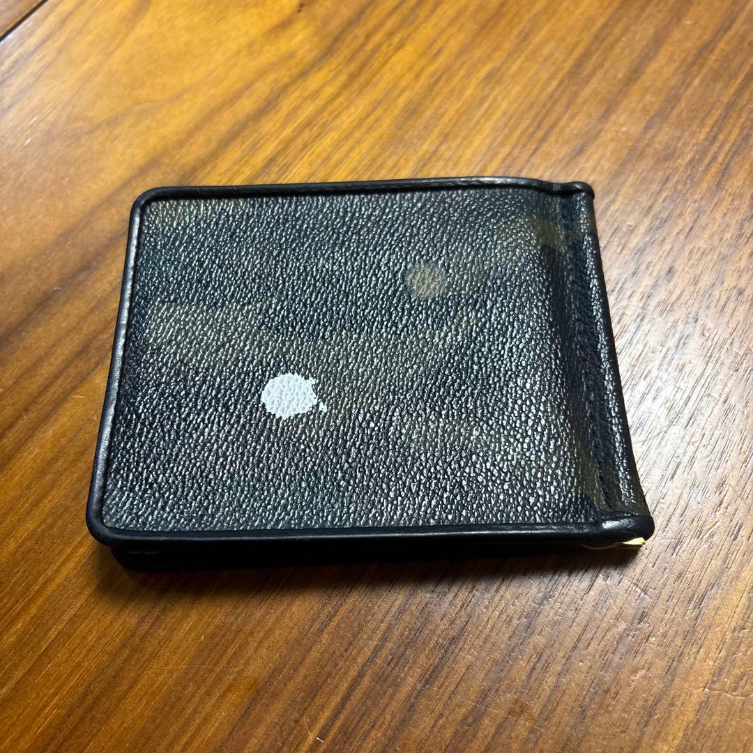 ジャンティバンティ　黒　マネークリップ　レザー　ブラック　迷彩