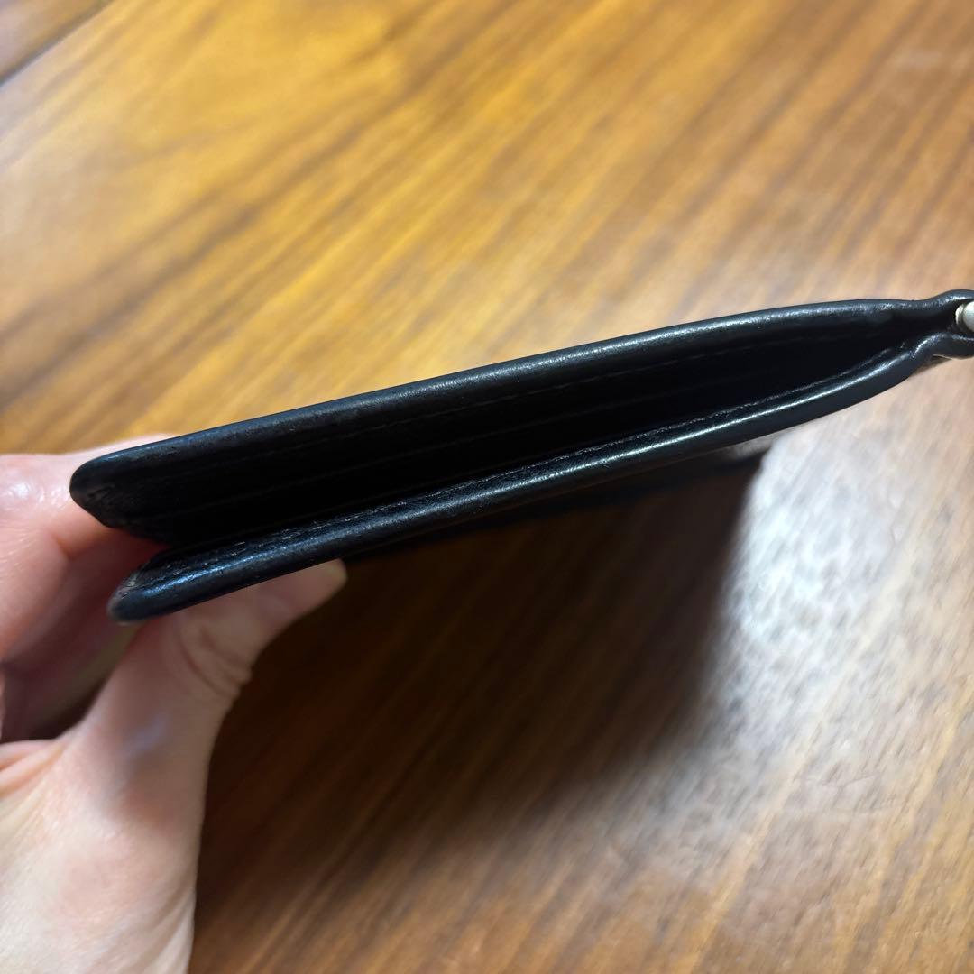 ジャンティバンティ　黒　マネークリップ　レザー　ブラック　迷彩