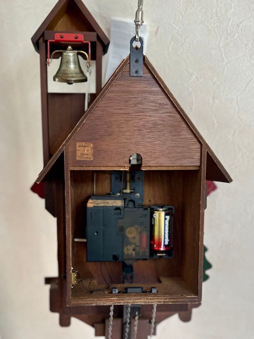 CITIZEN カッコーチロリアン　鳩時計　ふいご式クオーツ　彩色仕上　完動品