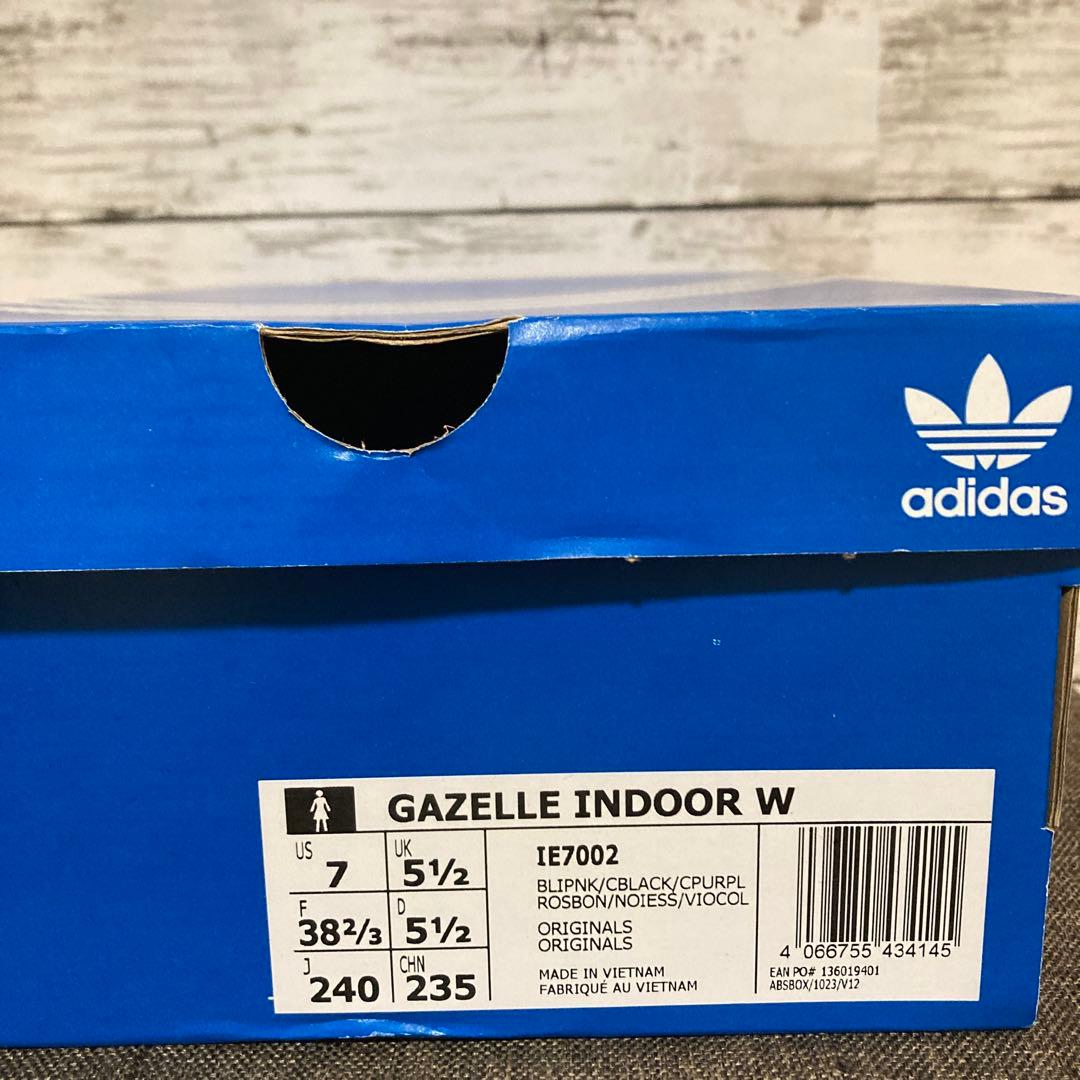 新品箱付☆アディダスadidas ガゼル Indoor Bliss Pink