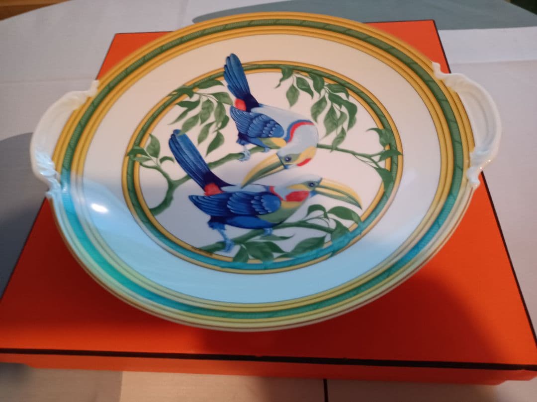 【エルメス】HERMES　トゥカン　プレート　中皿　⑧