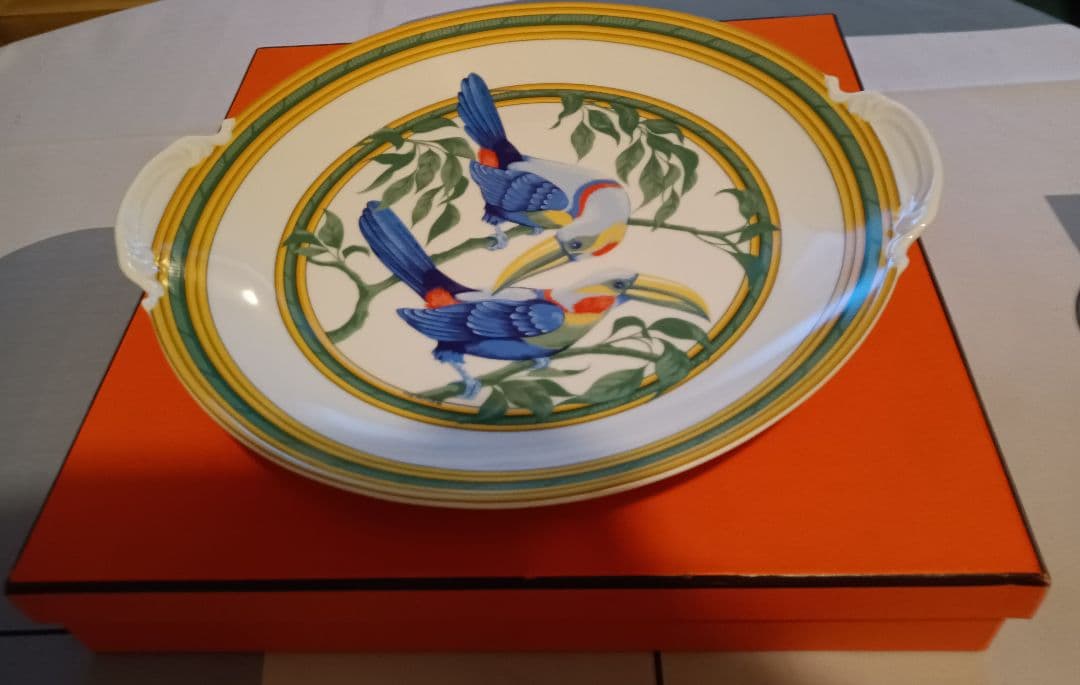 【エルメス】HERMES　トゥカン　プレート　中皿　⑧