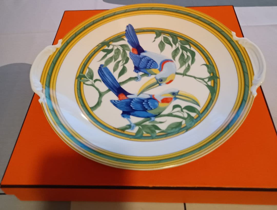 【エルメス】HERMES　トゥカン　プレート　中皿　⑧