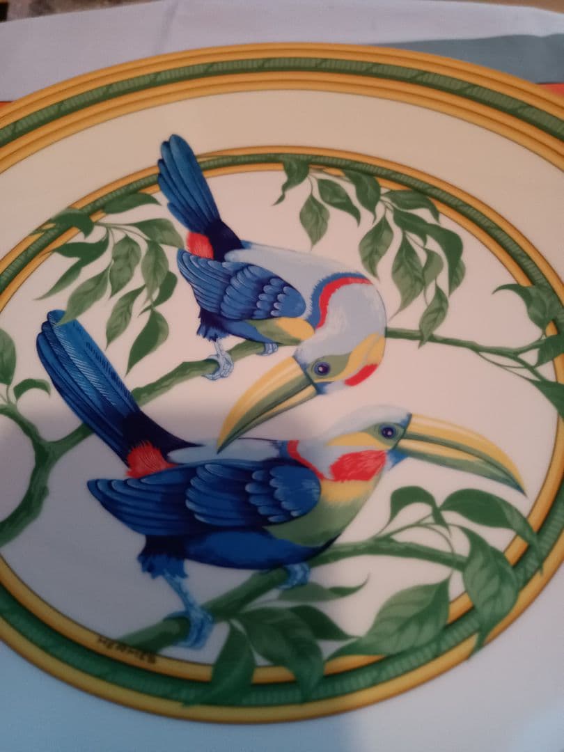 【エルメス】HERMES　トゥカン　プレート　中皿　⑧