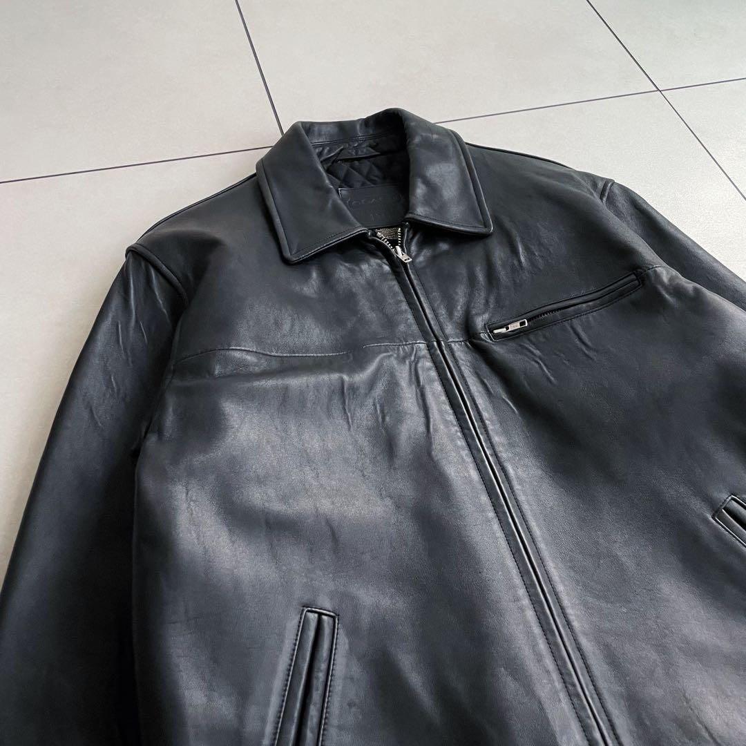 【COACH】ビンテージ ジップアップ レザージャケット