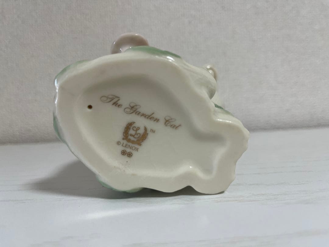 猫　置物　レノックス　LENOX
