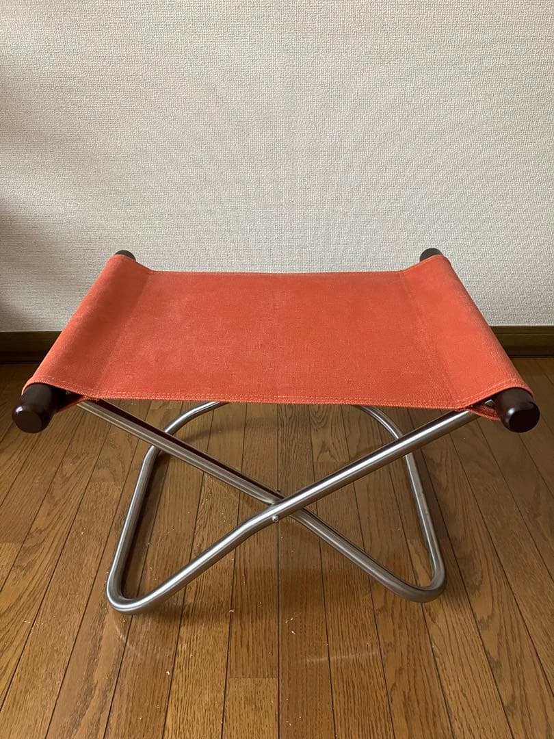 ニーチェアエックス（Nychair X）　オットマン　レンガ×ダークブラウン