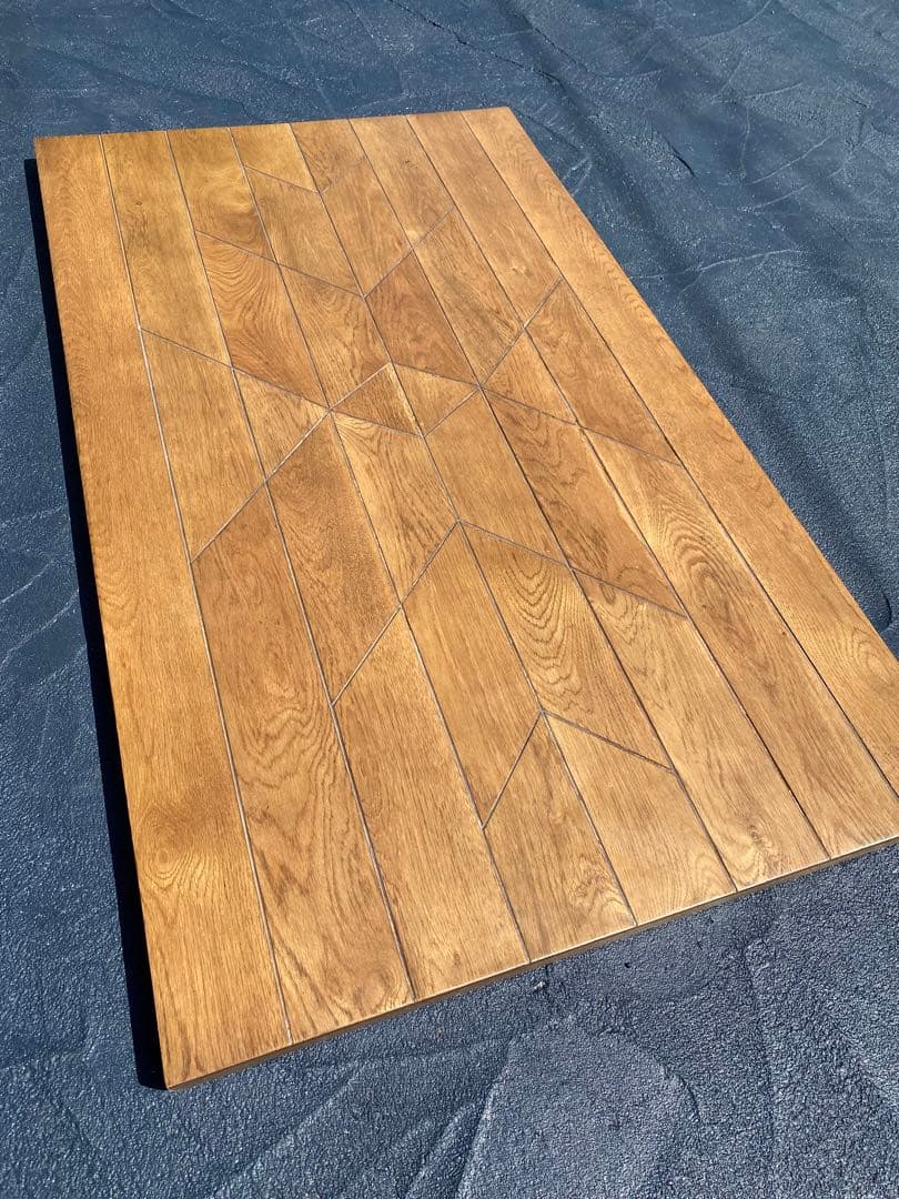 クラッシュゲート　ジプシー ダイニングテーブル138.5cm ヘリンボーン