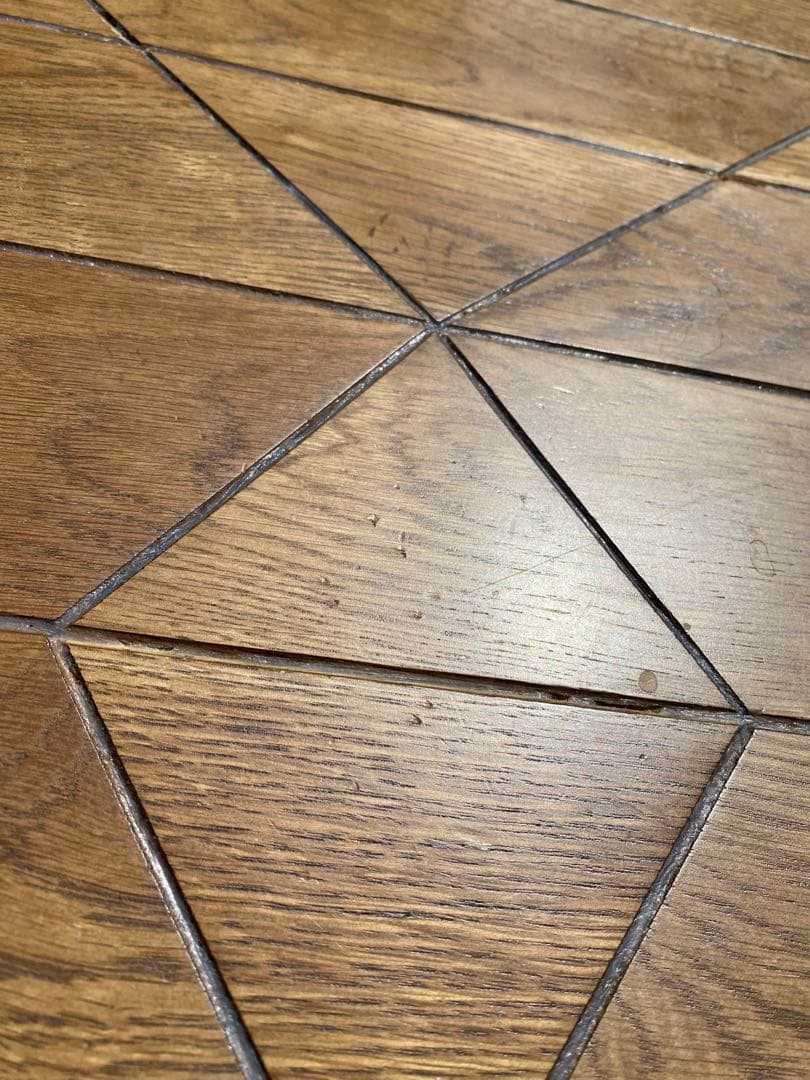 クラッシュゲート　ジプシー ダイニングテーブル138.5cm ヘリンボーン