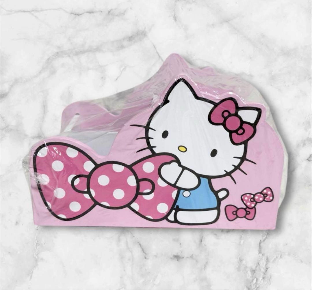 れあ♡ 　Hello Kitty 木製収納ボックス　キティ棚