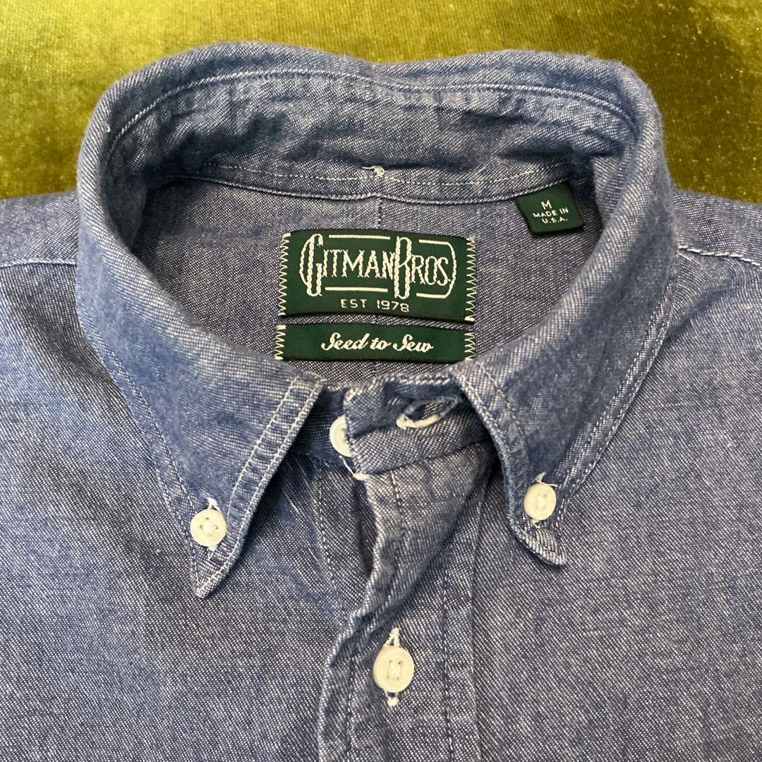 米国製MデニムシャツGitman Bros.Vintageギットマン