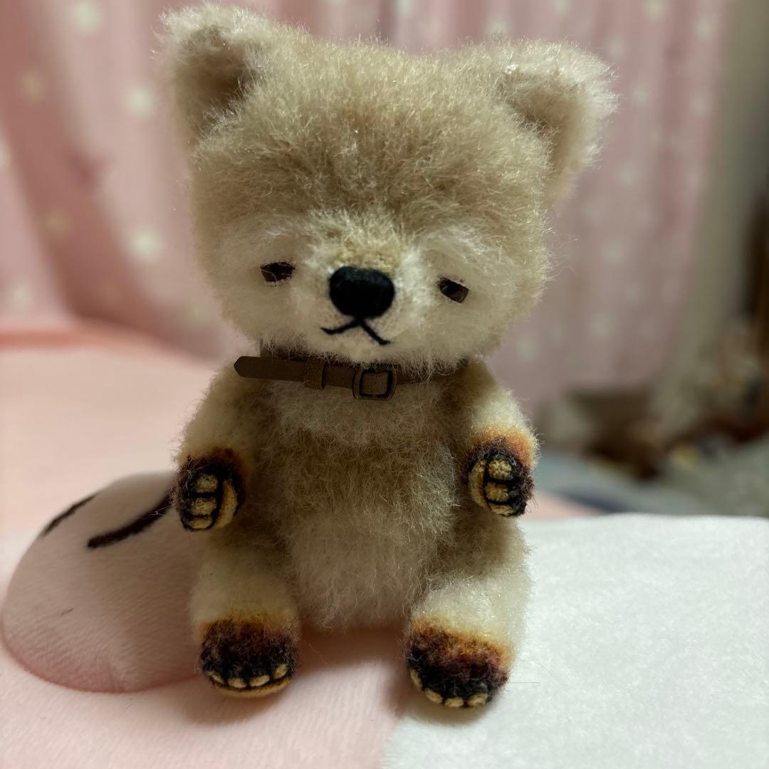 SakuBear ハンドメイド　ぬいぐるみ　テディ　オオカミ