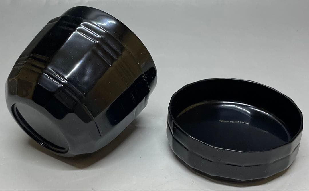 吉田一峰　認得斎好写　折撓柳蒔絵棗　四方桟共箱 　栞　T74