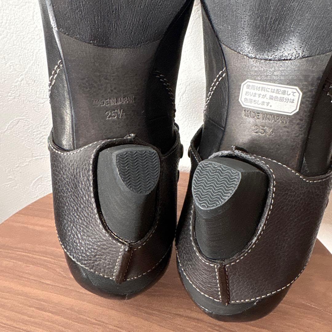 RABOKIGOSHI works ラボキゴシ ゴムベルトパンプス 25.5 黒