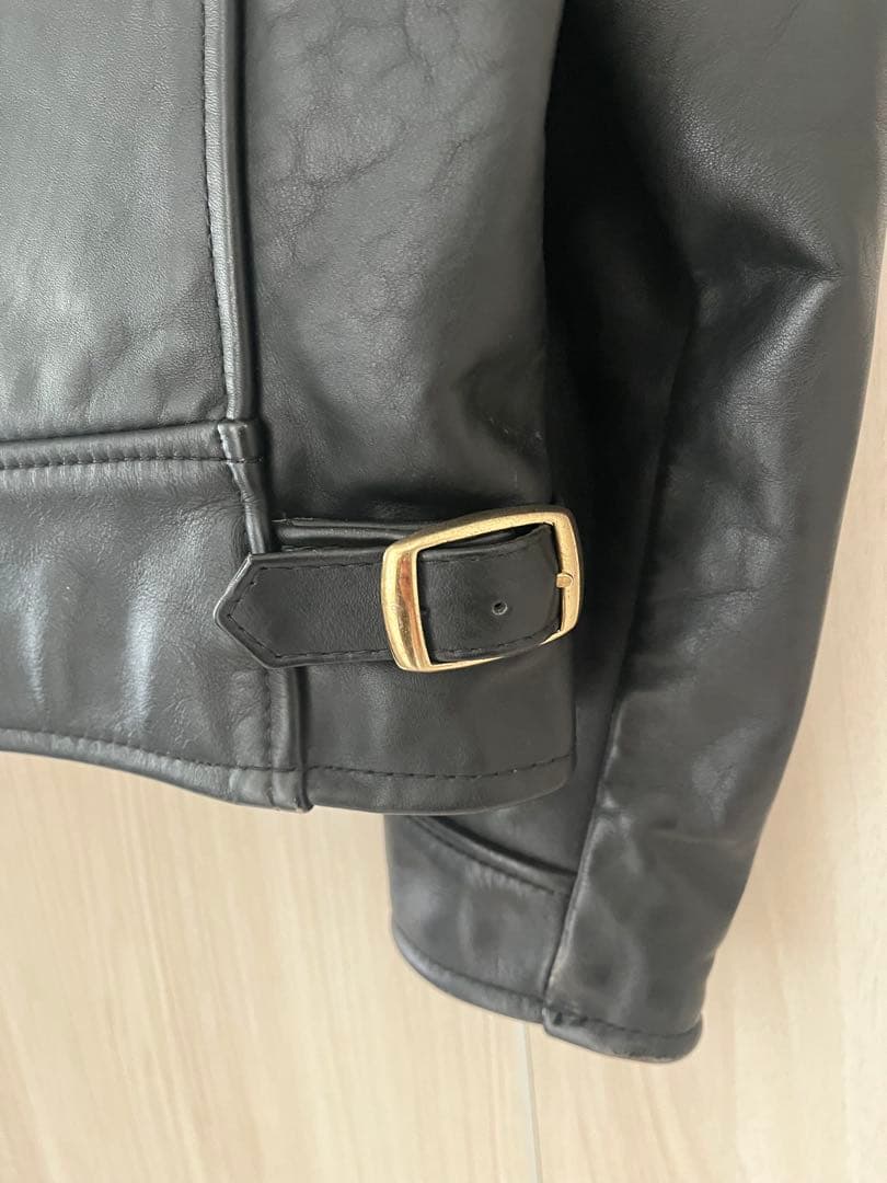 vanson シングルライダース レザージャケット 34