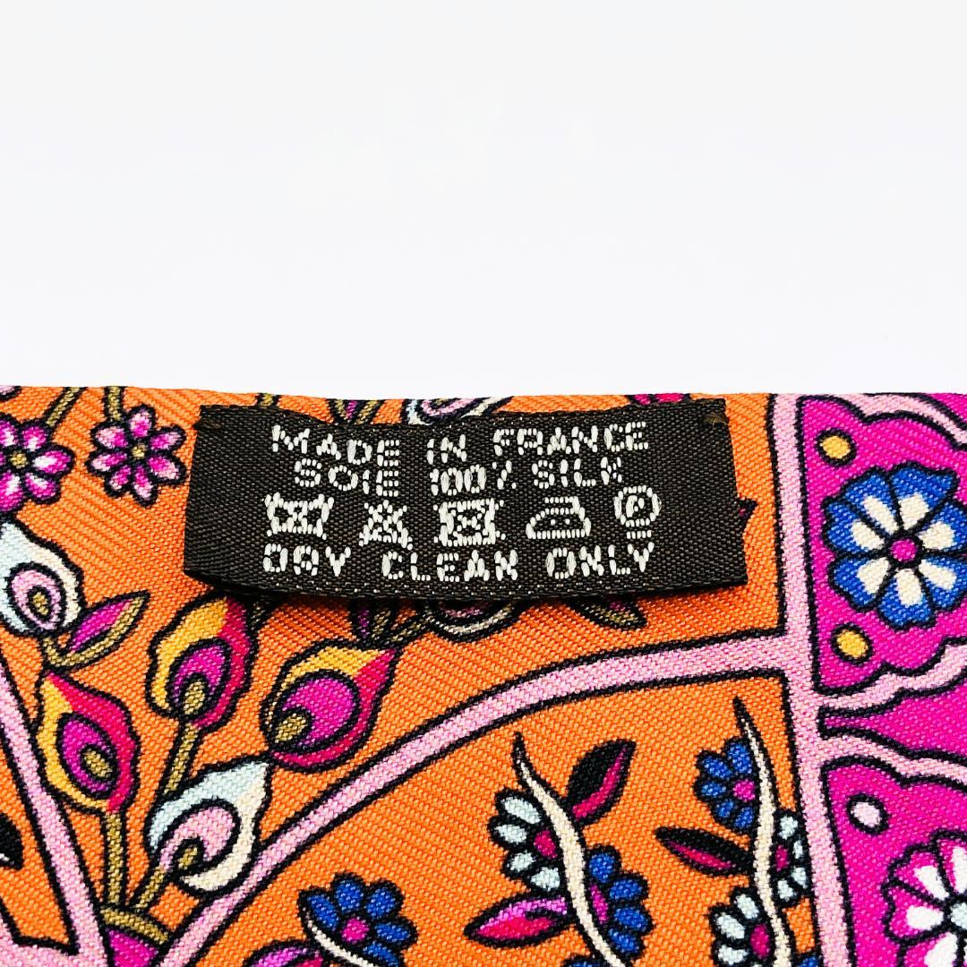 エルメス HERMES ツイリー 花咲く鳥たちの国で スカーフ タグあり 美品