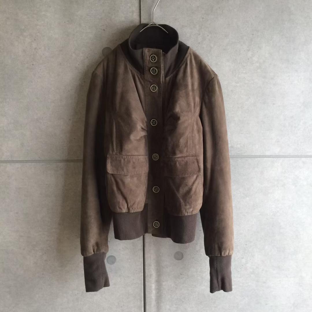 EMMETI エンメティ イタリア製 スエード レザージャケット X225