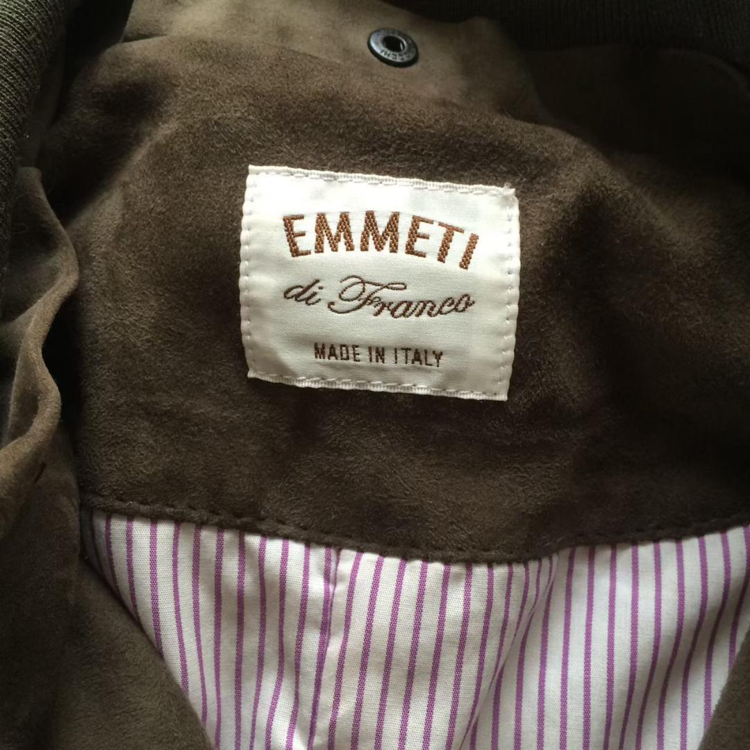EMMETI エンメティ イタリア製 スエード レザージャケット X225