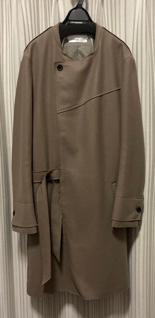 美品 桜井着 ASKYY BELTED COAT