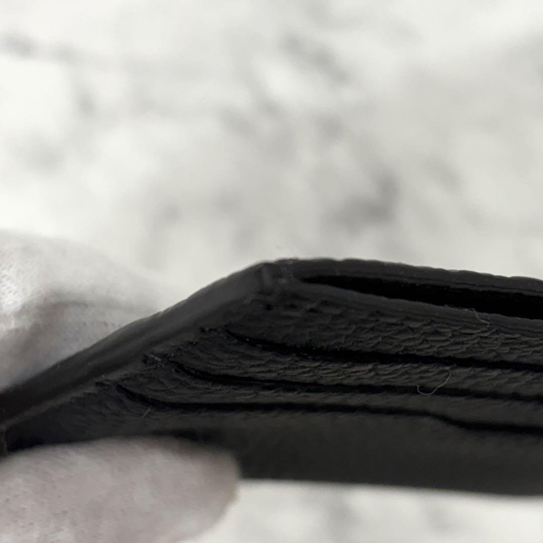 【未使用級】 ボナベンチュラ ケース カードケース レザー ブラック