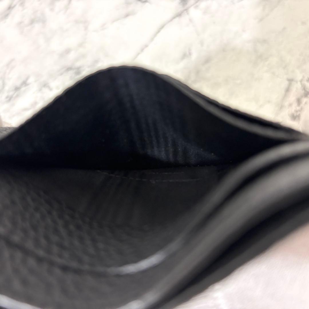 【未使用級】 ボナベンチュラ ケース カードケース レザー ブラック