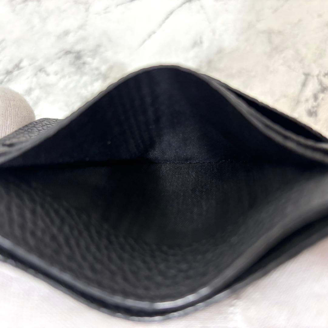 【未使用級】 ボナベンチュラ ケース カードケース レザー ブラック