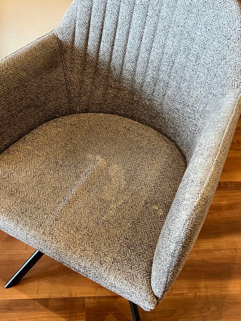 KANADEMONO Fabric Armchair グレー