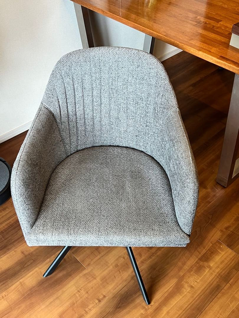 KANADEMONO Fabric Armchair グレー
