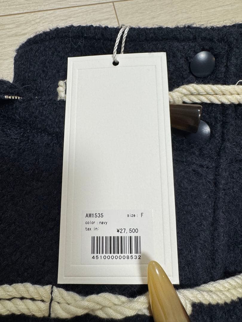 新作 ANDMARY AM1535 Nicole fur belt jacket